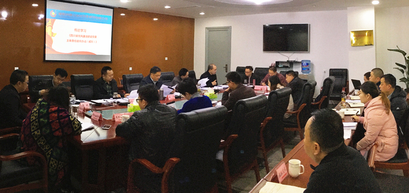 2017年3月21日 集團公司傳達(dá)學(xué)習(xí)《四川省黨風(fēng)廉潔建設(shè)黨委主體責(zé)任追究辦法（試行）》并簽訂黨風(fēng)廉政建設(shè)主體責(zé)任書2